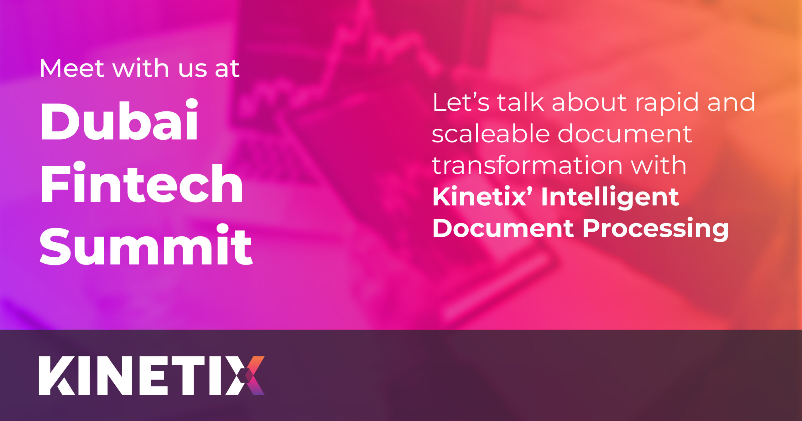 Kinetix sponsors Dubai Fintech Summit 2024 signaling expansion to Middle East